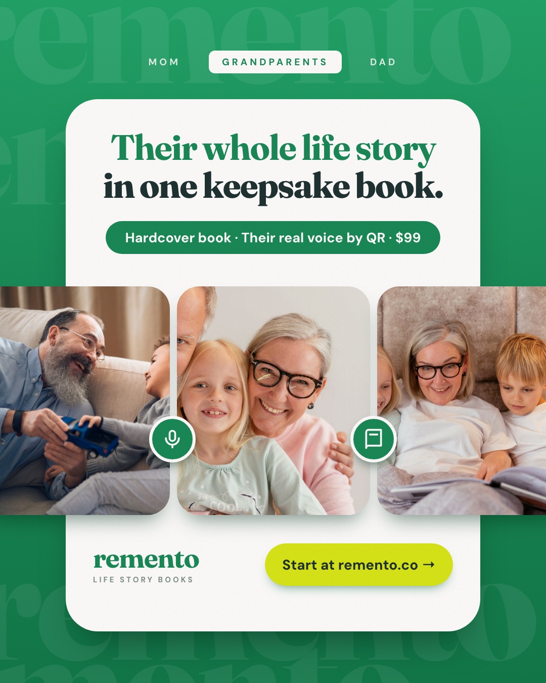 Their whole life story in one book, 4:5